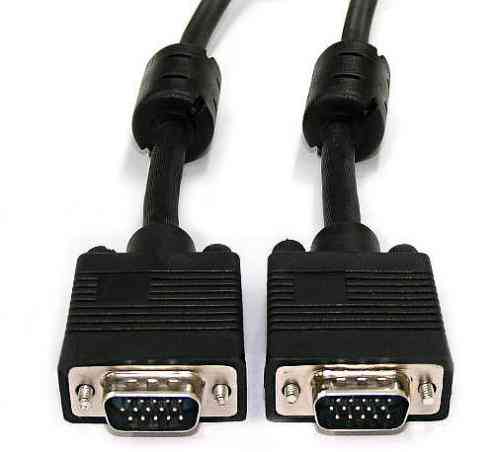 VGA Male to Male 3C+6 Cable with ferrite 8m